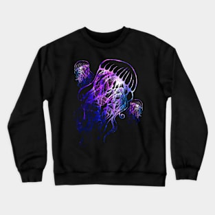 Colorful Jellyfish Crewneck Sweatshirt